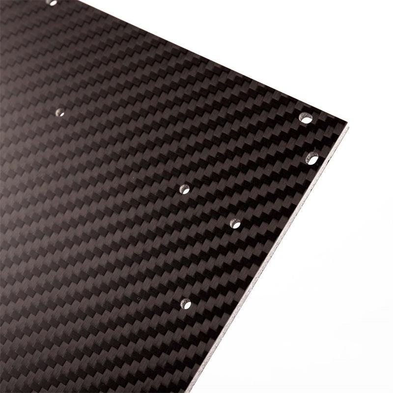 Carbon fiber sheet with holes